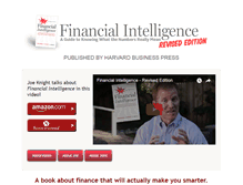 Tablet Screenshot of financialintelligencebook.com